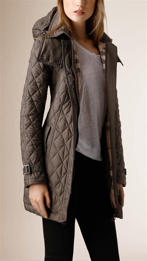 burberry quilted coat women's.